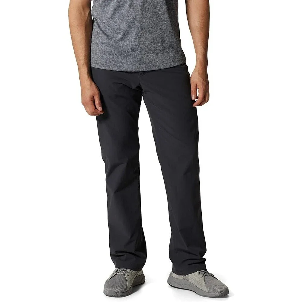 Mountain Hardwear Yumalino Pants Mens 31 Dark Storm Nylon Stretch Pockets RED939